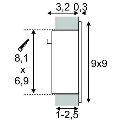 Подсветка для лестниц и ступеней Frame 111290