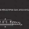 Точечный светильник Teso fix 011071