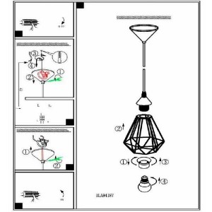 Подвесной светильник Tarbes 94187