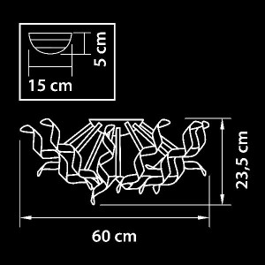 Потолочная люстра TURBIO 754068