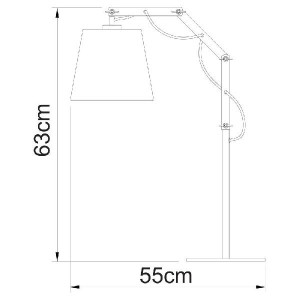 Интерьерная настольная лампа Pinocchio A5700LT-1BK