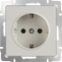 Розетка Слоновая кость WL03-SKG-01-IP20-ivory