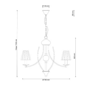 Подвесная люстра Milano MILANO 115.6