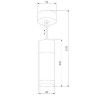 Подвесной светильник Double Topper 50135/1 LED хром/черный