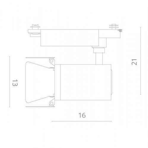 Трековый светильник Falena A6730PL-1WH