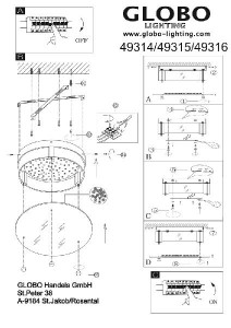 Потолочный светильник Leah 49314