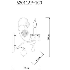 Бра Ricchezza A2011AP-1GO