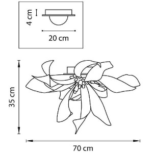 Потолочная люстра TURBIO 754166
