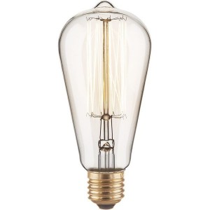 Ретро лампочка накаливания Эдисона  ST64 60W