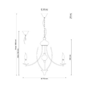Подвесная люстра Milano MILANO 115.8