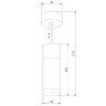 Подвесной светильник Double Topper 50135/1 LED хром/черный жемчуг