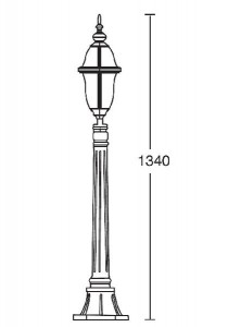 Наземный фонарь 89407 Bl
