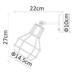 Спот Interno A9182AP-1WH