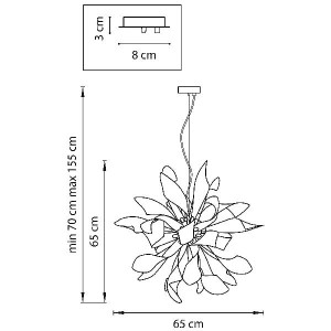 Подвесная люстра TURBIO 754269