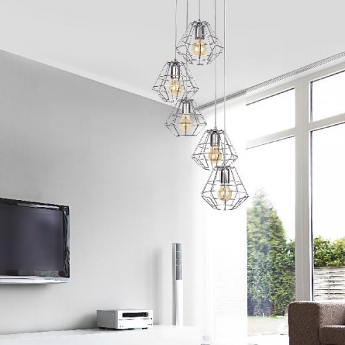 Подвесной светильник Diamond Silver 4289