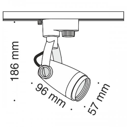 Трековый светильник Track lamps TR001-1-GU10-W