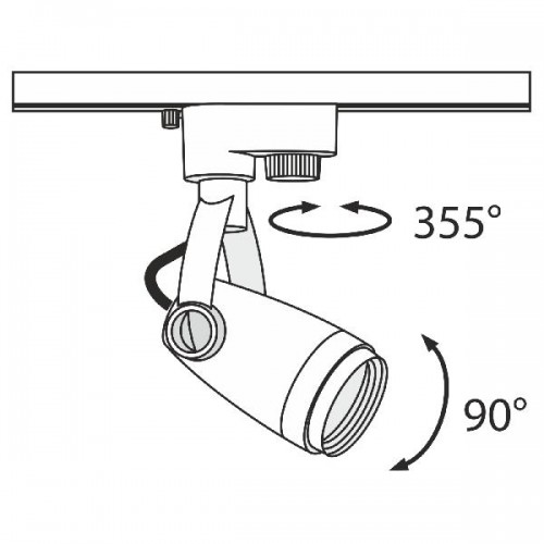 Трековый светильник Track lamps TR001-1-GU10-W