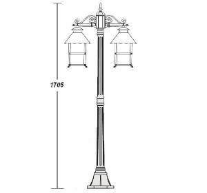 Наземный фонарь 81408 А Gb