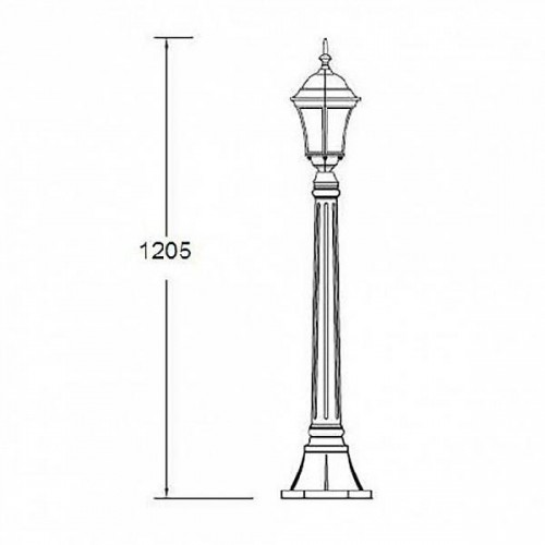 Наземный фонарь  91307S Bl