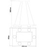 Подвесной светильник Natura Natura 152.6 LED VENGE