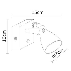 Спот Gotto A9189AP-1GY