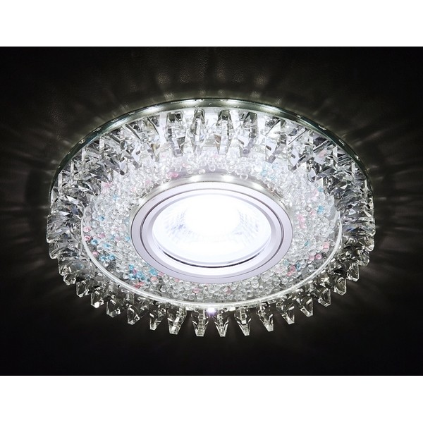 Точечный светильник Декоративные Кристалл Led+mr16 S389 CH Точечный светильник Декоративные Кристалл Led+mr16 S389 CH