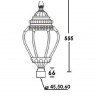 Плафон  89503L Bl