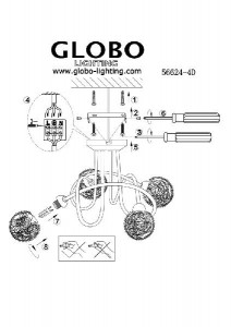 Потолочная люстра Orina 56624-4D