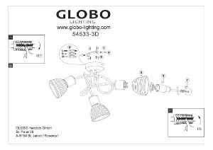 Потолочная люстра Panna 54533-3D
