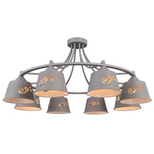 Потолочная люстра Prime PRIME 75100/8C STAIN GRAY