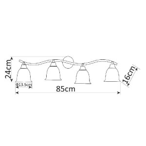 Спот Campana A9557PL-4BG