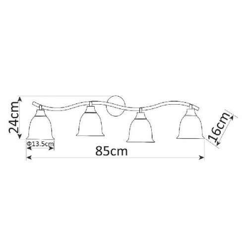 Спот Campana A9557PL-4BG
