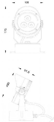 Прожектор уличный Power Spot 730281