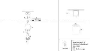 Точечный светильник Alfa C016CL-01S