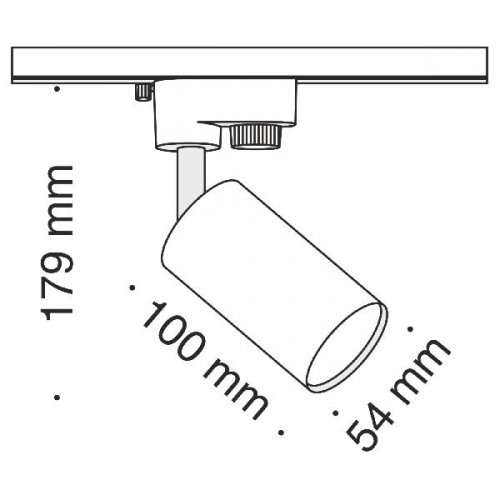 Трековый светильник Track lamps TR002-1-GU10-B