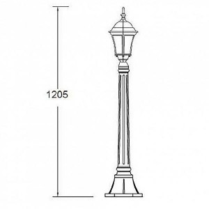Наземный фонарь 91307S Gb