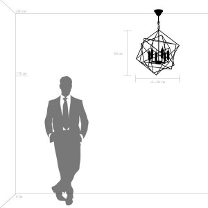 Подвесная люстра Gabbia 732267