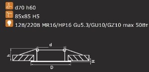 Точечный светильник Lega 16 011034
