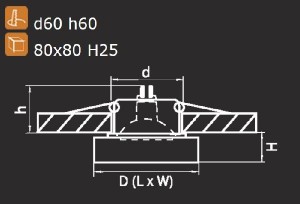 Точечный светильник Lui mini 006144