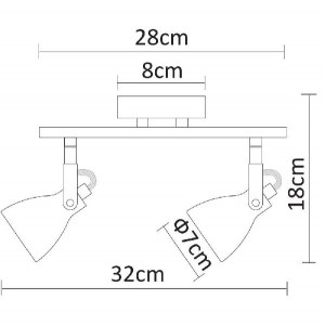 Спот Gotto A9189AP-2GY