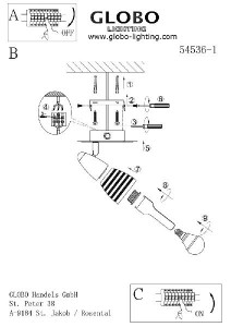 Спот Caleb 54536-1