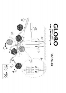 Потолочная люстра Orina 56624-4K