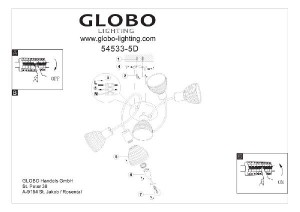 Потолочная люстра Panna 54533-5D