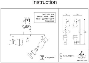 Спот Chance SP007-CW-02-W