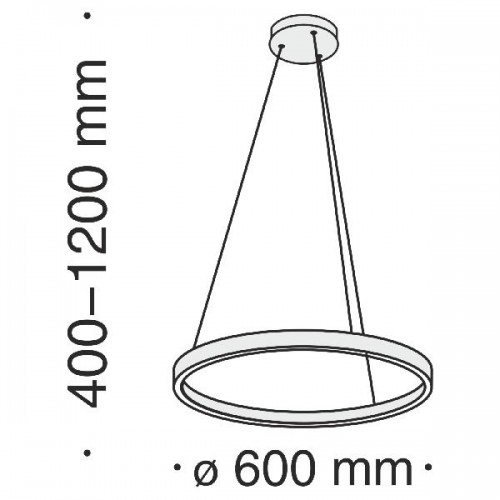 Подвесной светильник Rim MOD058PL-L32BS4K