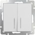 Выключатель  WL01-SW-2G-2W-LED