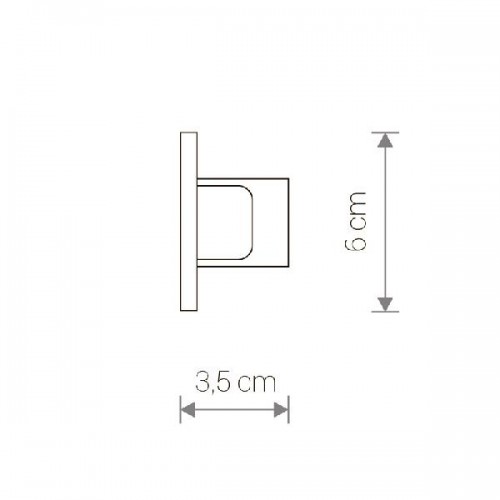 Заглушка Profile Recessed Dead End Cap 8975