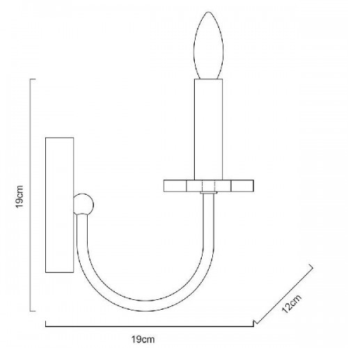 Бра Litizia A6062AP-1WH
