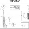 Подвесная люстра Bience H018-PL-08-NG