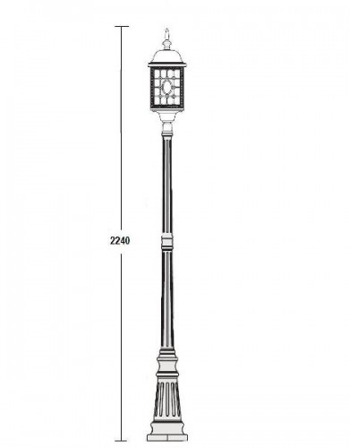 Наземный фонарь  64809L R